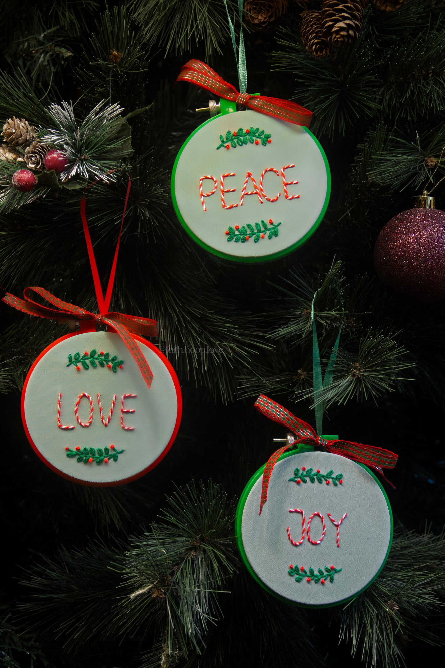 4" Cheerful (Set of 3)