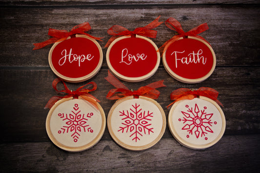 3" Snowflakes (Set of 6)