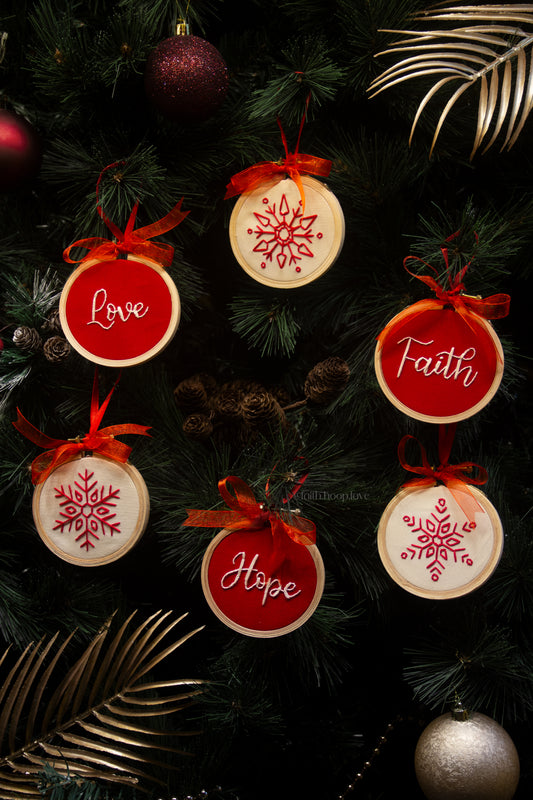 3" Snowflakes (Set of 6)