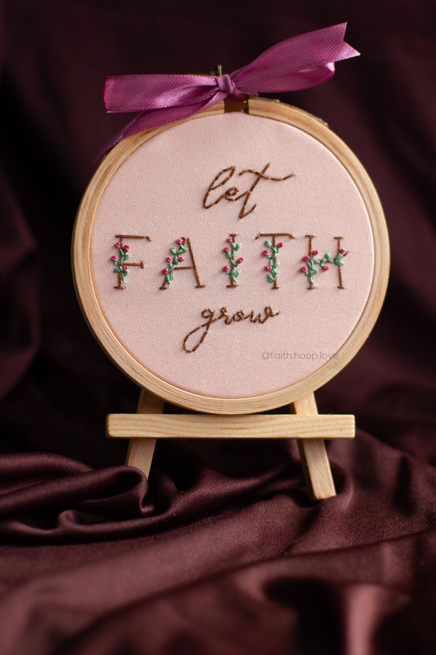 Let faith grow 4" with Easel